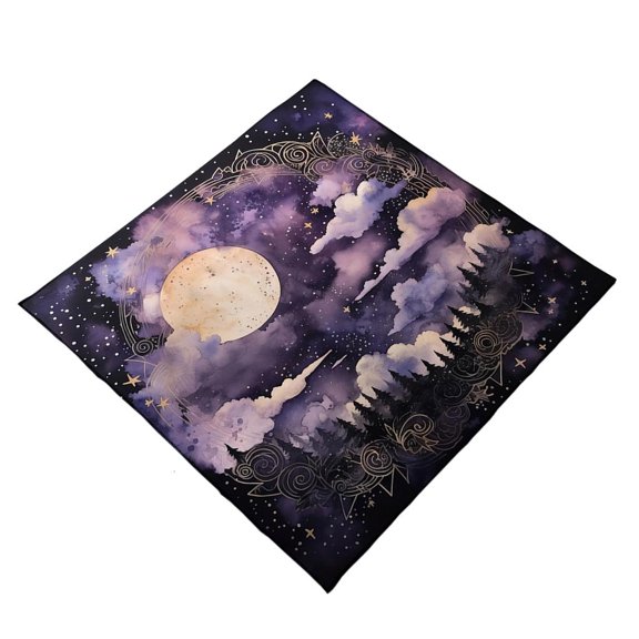 MOMOJIA Mysterious Game MatW1tchcraftDivination Altar Tablecloth Board Game Card Pad