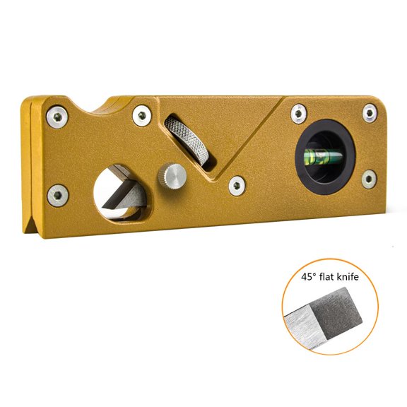 MOMOJIA New Chamfer Plane for Wood Woodworking Edge Corner Flattening Tool