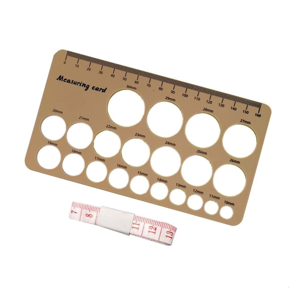 MOMOJIA New Mom Gift Set Silicone Nipple Size Finders And 1.5M Flexible Tape For AccurateBre--Shielding Measurement