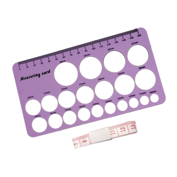 MOMOJIA New Mom Gift Set Silicone Nipple Size Finders And 1.5M Flexible Tape For AccurateBre--Shielding Measurement