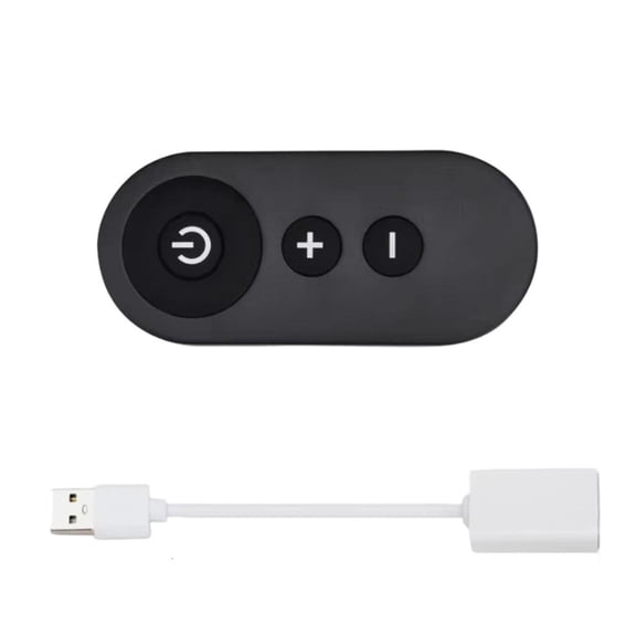 MOMOJIA No Wiring Required USB Remote 5V 12V for LED Appliances Control