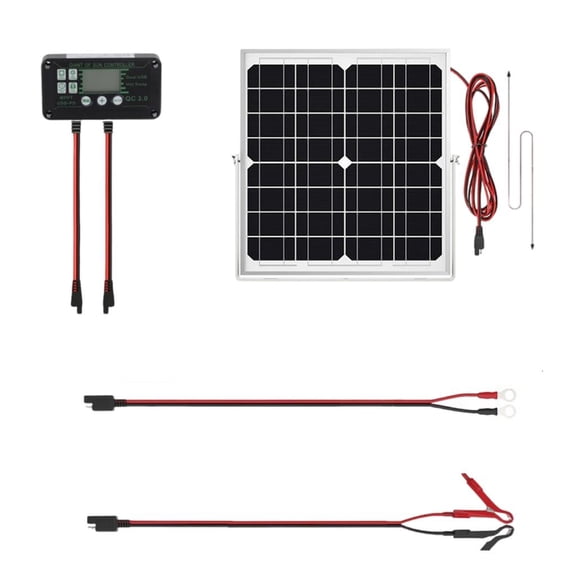 MOMOJIA None Battery Direct Drive Solar plate 40W Monocrystalline Solar plate Kits