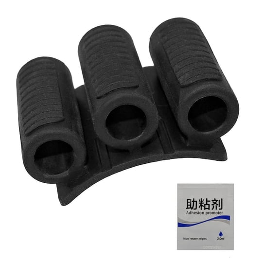 MOMOJIA Nonslip Adhesive Enhancing Bit Chucks with Three Port Design Rubber Construction