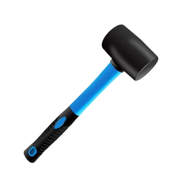 MOMOJIA Nonslip Handle Rubber Construction Hammer Mallets For Precise Flooring Tile Work
