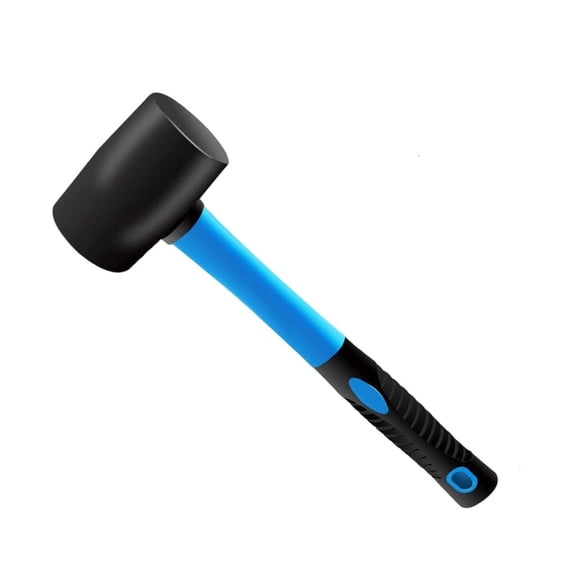 MOMOJIA Nonslip Handle Rubber Construction Hammer Mallets For Precise Flooring Tile Work