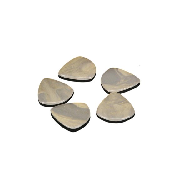 MOMOJIA Nonslip Resin Guitar Picks for Rapid Strumming Multiple Color Selection