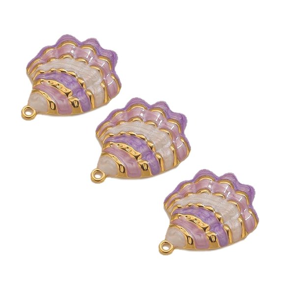 MOMOJIA Ocean Inspired Shell Charm Accessories Jewelry Finding For Handmade Creations