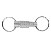 MOMOJIA Quick Release Detachable Pull Apart Keychains KeyRings Bulk DetachKeyHolder Spring Split Clip Snaps Lock,Color Random