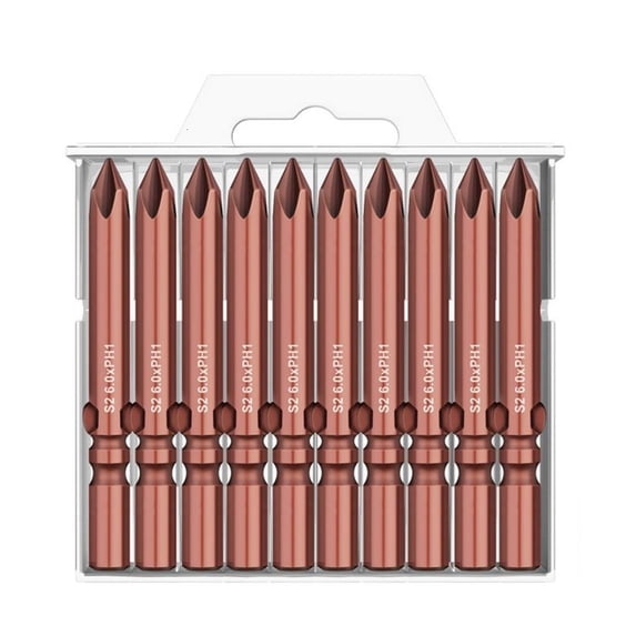 MOMOJIA PH0 PH1 PH2 Crossing Head Screwdriver Bit Steel 1/4Inch Hex Shank Crossing Impacts Driver Bit Magnetic Screwdriver Bit
