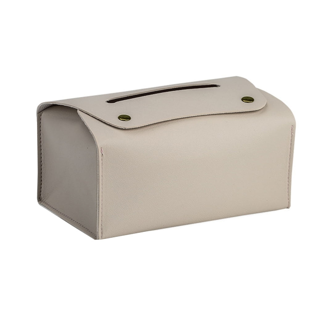 MOMOJIA PU Tissue Box Rectangular Napkin Dispenser Rack Paper Towel ...