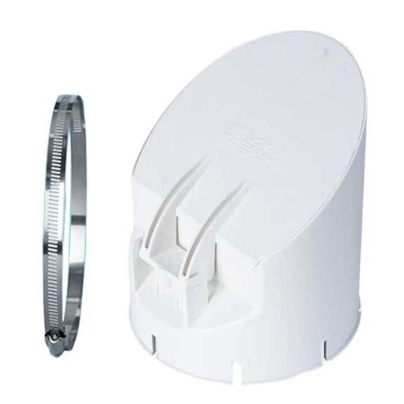 MOMOJIA PVC Drainage Pipe Floor Drains with Clamps For Bathroom Kitchen Outdoor Use