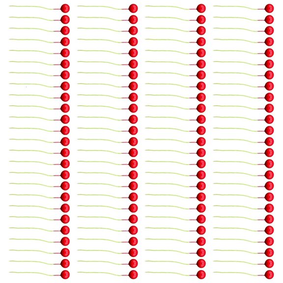 MOMOJIA Pack of 100 Christmas Foam Berries Ball Ornamentation for Tree Decorations Festival Party