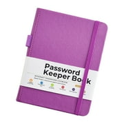 MOMOJIA Password Lock Organized Notebook Dividers Address Recording Book for Enhanced Privacy Security and Data Handling