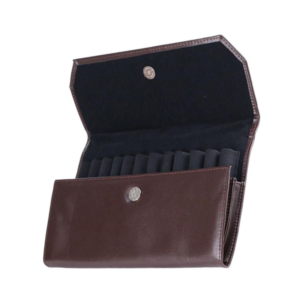 MOMOJIA Pen Bag 12 Compartments Soft Lining Magnetic Closure Design for Fountain Pen