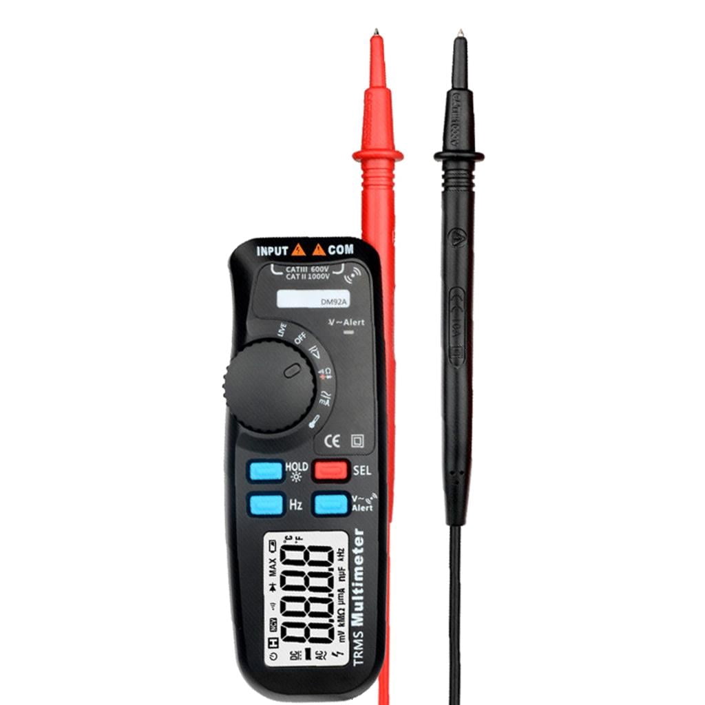MOMOJIA Pen Type Multimeter AC/for DC Current Voltage True RMS Auto-Ranging 6000 Counts Meter Hz Temperature Capacitance Live Ch