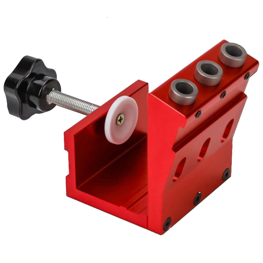 MOMOJIA Oblique Hole Locators Woodworking Positioners Pocket Hole Jig Set Drill Guide