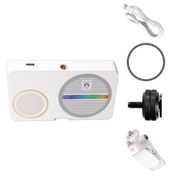 MOMOJIA Pocket Size Magnetic Fill Light Photography Live Broadcast LED Selfie Rings Lamp Multifunctional Phone Accessory