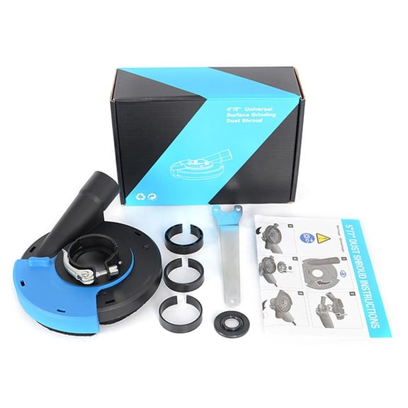 MOMOJIA Practical Angle Grinder Dust Shroud 17cm/6.69 inch Dust Cover for Stone Concrete