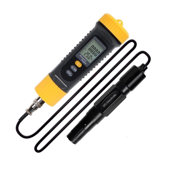MOMOJIA Portable Dissolved Oxygen Detectors Marine Monitoring Tool LCD Display for Home