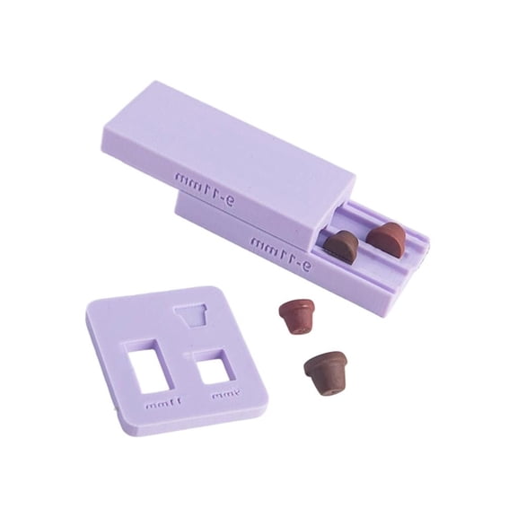 MOMOJIA Portable Polymer Clay Bead Rolling Mold Craft Tool For DIY Jewelry Earrings Pendant Making With Punching Function