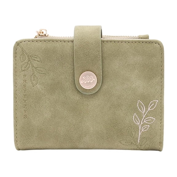 MOMOJIA Portable Refillable Budget Planner With 5 Rings PU1eatherBinder Cover 5 Card Slots Pen Slots and Zippered Coin Pocket