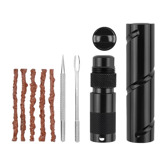 MOMOJIA Portable Tubeless Bike Tire Repair Kits Bike Tire Maintenance Tool Rubber Strips for Road Mountain Bicycles Tyre Repair