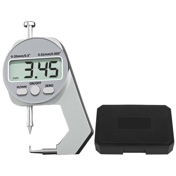 MOMOJIA Precisions Digital Thickness Gauge High Accuracy Electronic Micrometers with Clear LCD Display Precise Thickness Meter