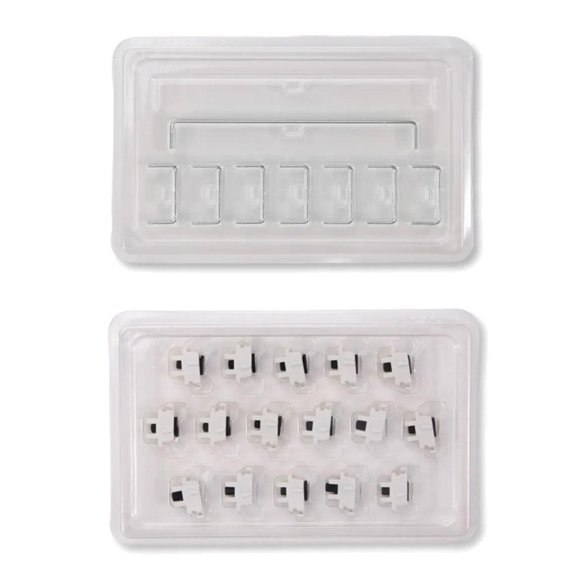 MOMOJIA Precisions POM Steel Plate Stabilizers Set for Mechanical Keyboards Plastic and Stainless Steel Build Noise Reductions