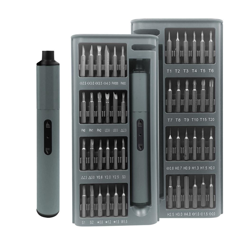 MOMOJIA Professional 50in1 Electric Screwdriver Set Lightweight Design 4 LED Light For DIY Tasks