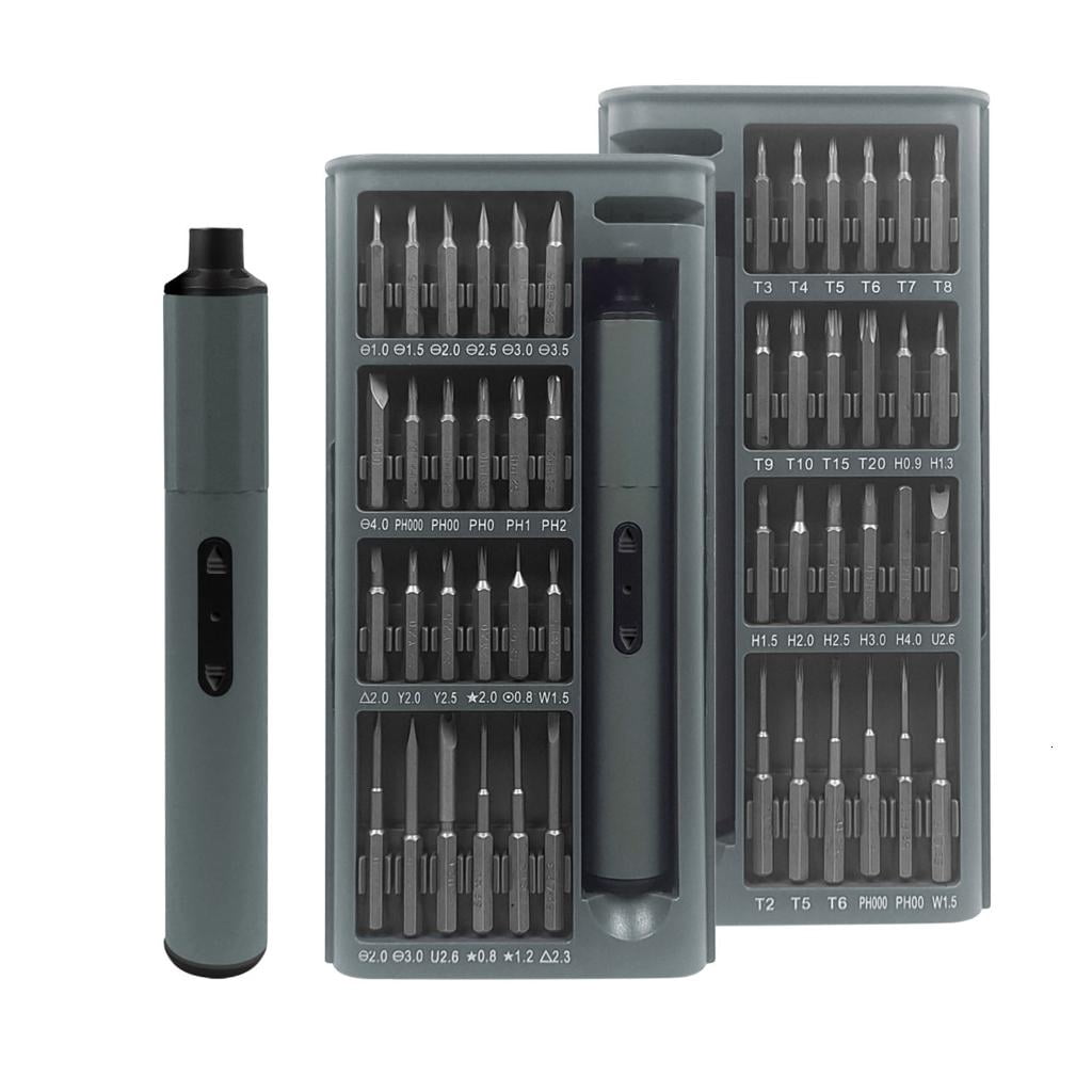 MOMOJIA Professional 50in1 Electric Screwdriver Set Lightweight Design 4 LED Light For DIY Tasks