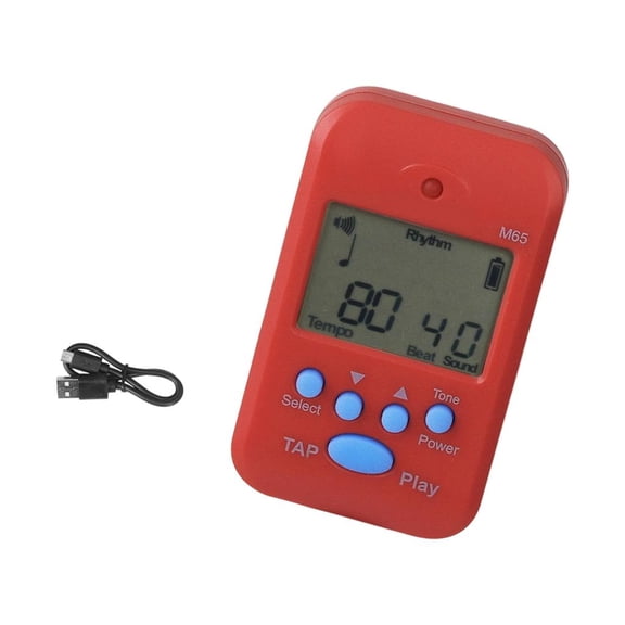 MOMOJIA Professional Clip on LCD Digital Metronome Digital Beat Tempos Metronome