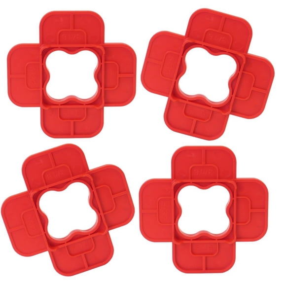 MOMOJIA Professional Deck Board Spacing Kit Includes 4 Plastic Spacers For Consistent Gaps Control During Installation