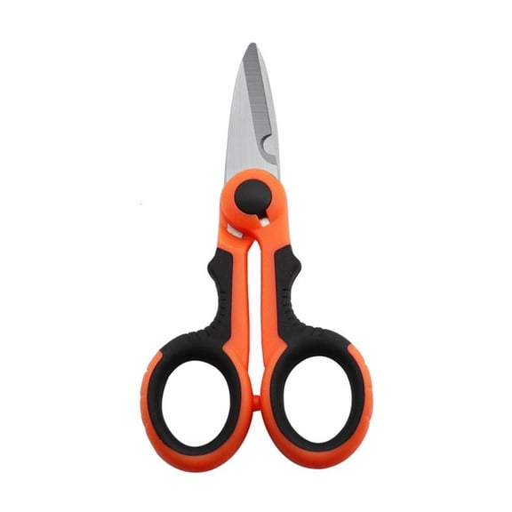 MOMOJIA Professional Fishing Shears Fishing Braided Line Scissors with Non-Slip Grip Multifunction Heavy Duty Fishing Scissor
