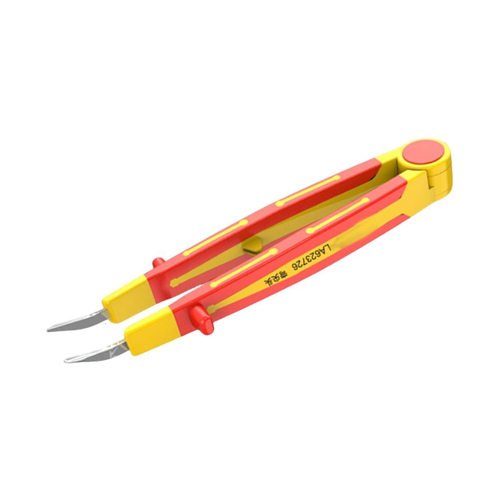 MOMOJIA Professional Insulated Tweezers for Electrical Repair Laboratory Enhances Safety