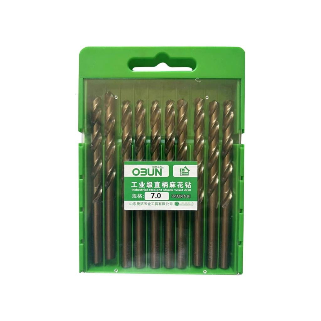 MOMOJIA Professional M35 Twists Drill Bit Set for Stainless Steel Metal 3-14mm Diameter