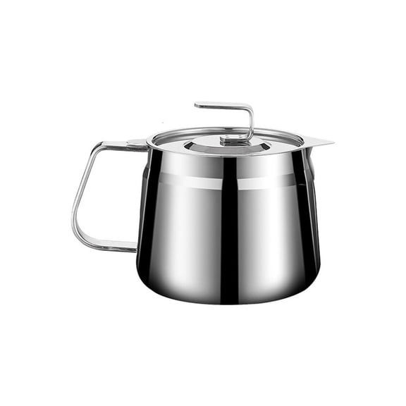 MOMOJIA Professional Oil Filter Jugs with Fine Mesh Strainer Lid Grease Container Can For Smooth Filtering And Kitchen Safety