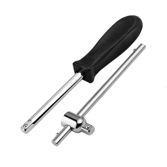 MOMOJIA Professional Ratchet Handle 1/4" Drive Spinner Handle with Sliding T-Handle