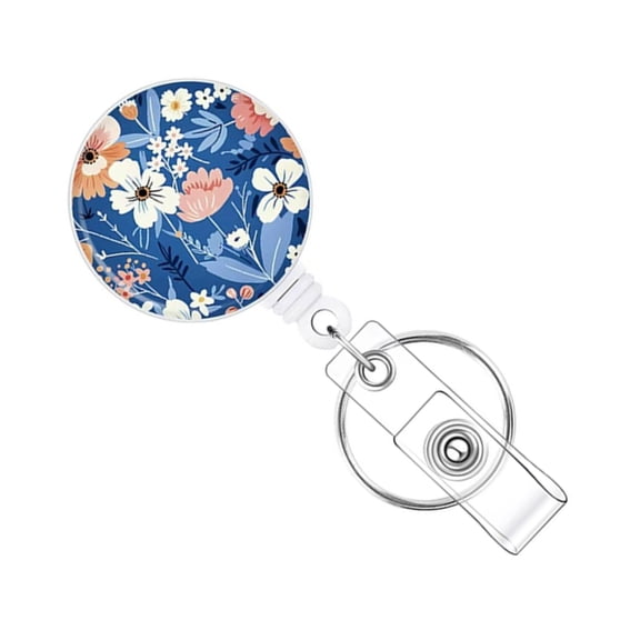 MOMOJIA Professional Retractable Badge Holder Heavy Duty Badge Card Holder with Metal Clip For Nurse Doctor Office Workers