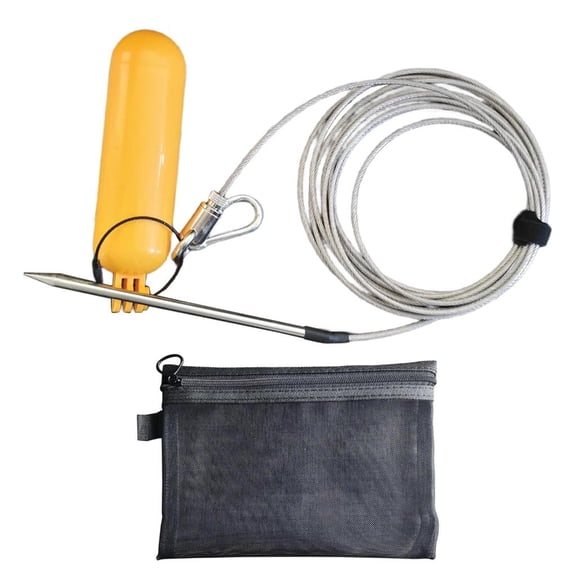 MOMOJIA Professional Spear Fishing Fish Stringer with Cable and Float Ball Quick Handspear Fish Holder for Spearfishing