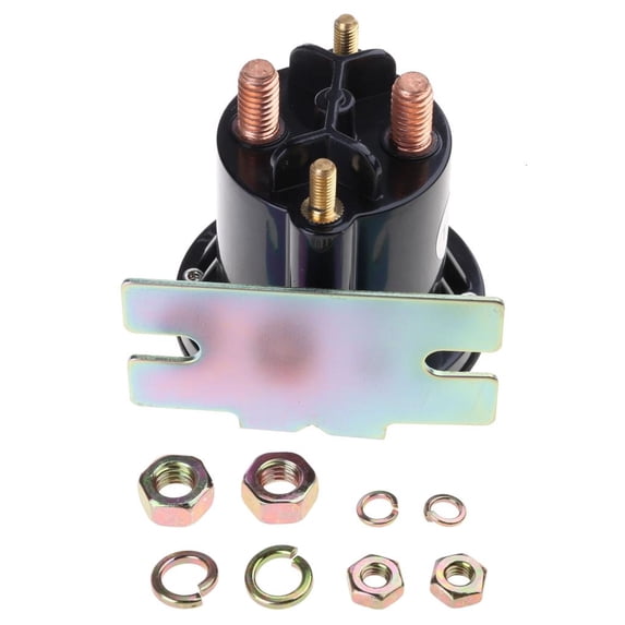 MOMOJIA 12V Starter Solenoid Relay 4 Terminal Heavy Duty Starter Solenoid Relay Switch