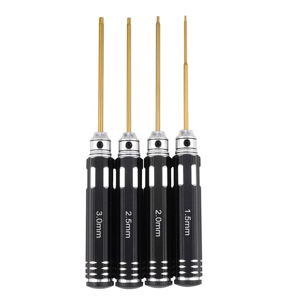 MOMOJIA RC Screwdriver Tools Kit Hex Screw Driver Set for RC Models 1.5/2.0/2.5/3.0mm
