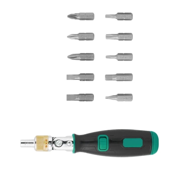 MOMOJIA Ratcheting Screwdriver With Interchangeable Multi Angle Bit And Nonslip Grip For Electronics Maintenance