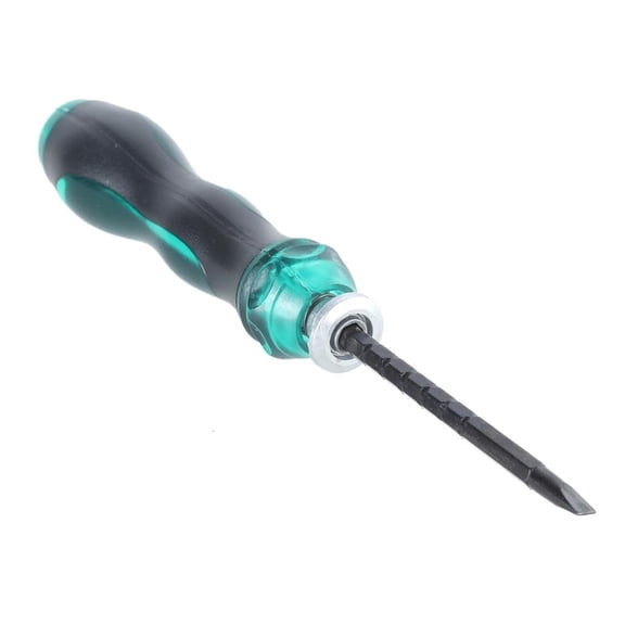 MOMOJIA Ratcheting Telescopic Screwdriver Double Purpose Magnetic Ratcheting Screw Driver Adjustable Rod Length Hand Tool
