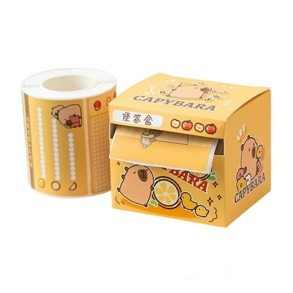 MOMOJIA Removable Stick Tabs Cartoon Design Pull Out Write Note for ...