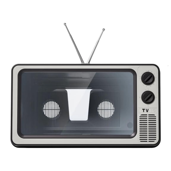 MOMOJIA Retro Television Copy Phone Display Enhancer Easy Carry Frame for Phones