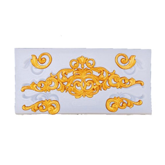 MOMOJIA Reusable Baking Mold for Elegant Cake Edging with Embossed Patterns