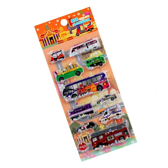 MOMOJIA Reusable Tiny Patches for Water Bottle, Notebook, Scrapbooking Cute 3D Sticker
