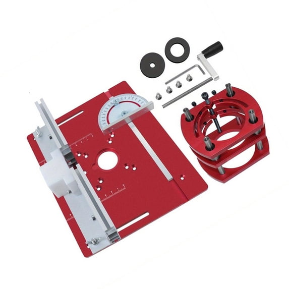 MOMOJIA Router Lift Kits Manual Lifting Router Lift Systems Kits Router Lift Systems Router Trimming Router Insert Base Plate