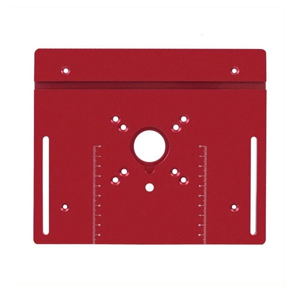MOMOJIA Router Table Insert Plate Aluminum Router Table Plate Trimming Machine Flip