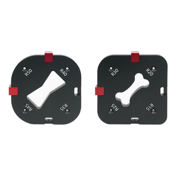 MOMOJIA Round Corner Jig Templates Round Corner Jig Radius R20/25/R30/R50 Wood Routers